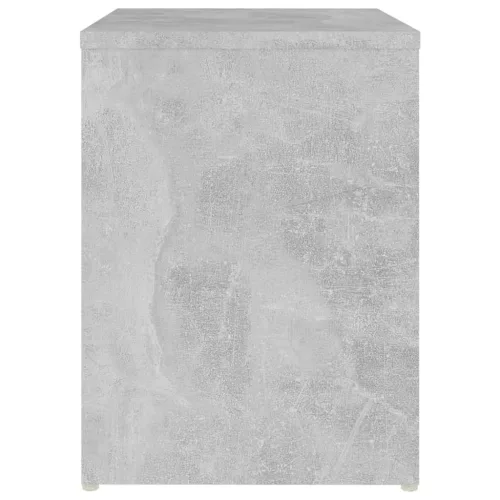 2 db betonszürke szerelt fa éjjeliszekrény 40 x 30 x 40 cm