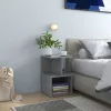 Betonszürke szerelt fa kisszekrény 35 x 35 x 55 cm