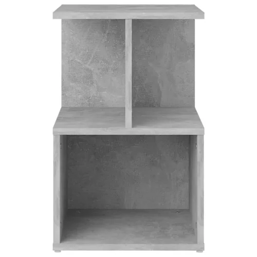 Betonszürke szerelt fa kisszekrény 35 x 35 x 55 cm