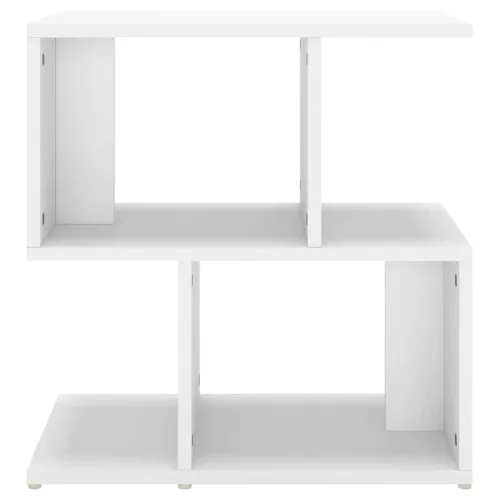 2 db fehér szerelt fa éjjeliszekrény 50 x 30 x 51,5 cm