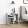 Betonszürke szerelt fa éjjeliszekrény 50 x 30 x 51,5 cm