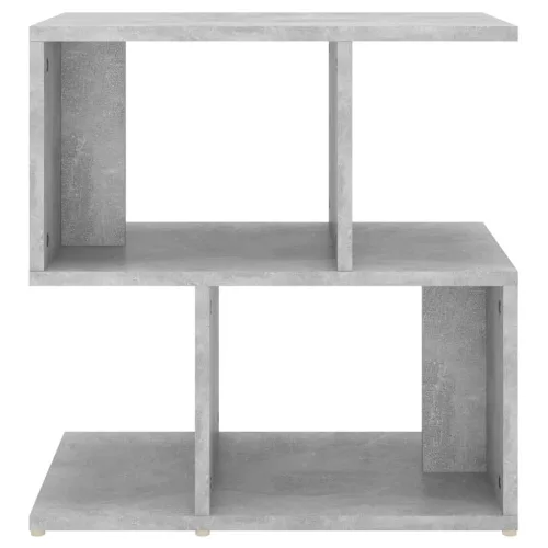 Betonszürke szerelt fa éjjeliszekrény 50 x 30 x 51,5 cm