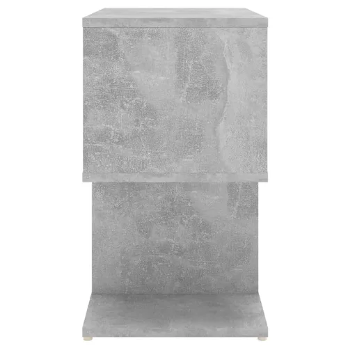 Betonszürke szerelt fa éjjeliszekrény 50 x 30 x 51,5 cm