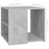 Betonszürke szerelt fa kisasztal 50 x 50 x 45 cm