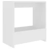 Fehér forgácslap kisasztal 50 x 26 x 50 cm