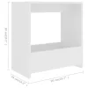 Fehér forgácslap kisasztal 50 x 26 x 50 cm
