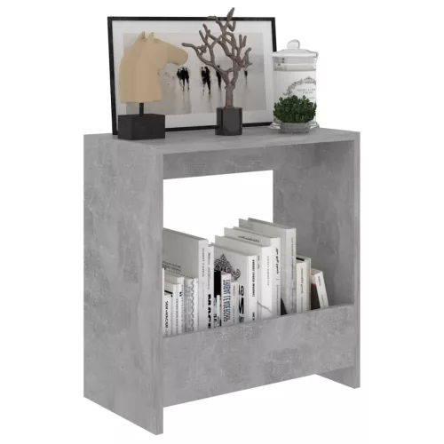 Betonszürke forgácslap kisasztal 50 x 26 x 50 cm