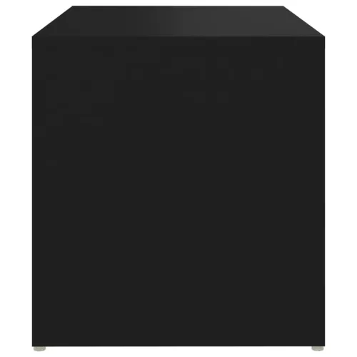 Fekete forgácslap kisasztal 59 x 36 x 38 cm