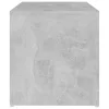 Betonszürke szerelt fa kisasztal 59 x 36 x 38 cm