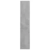2 db betonszürke fali cipősszekrény 60 x 18 x 90 cm
