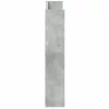 Betonszürke forgácslap fali cipősszekrény 80 x 18 x 90 cm