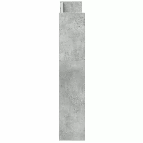 Betonszürke forgácslap fali cipősszekrény 80 x 18 x 90 cm