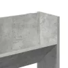 Betonszürke forgácslap fali cipősszekrény 80 x 18 x 90 cm