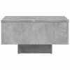 Betonszürke szerelt fa dohányzóasztal 60 x 60 x 31,5 cm