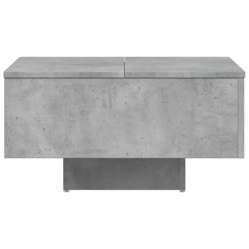 Betonszürke szerelt fa dohányzóasztal 60 x 60 x 31,5 cm