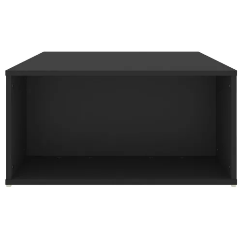 Fekete szerelt fa dohányzóasztal 90 x 67 x 33 cm
