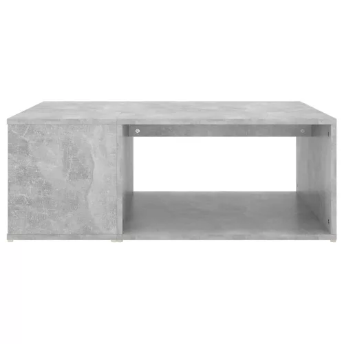 Betonszürke szerelt fa dohányzóasztal 90 x 67 x 33 cm