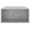 Betonszürke szerelt fa dohányzóasztal 90 x 67 x 33 cm