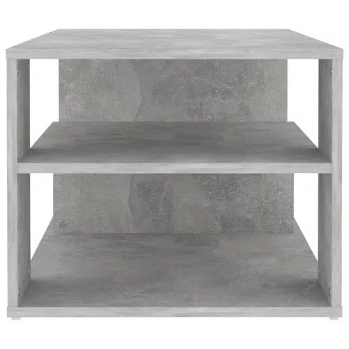 Betonszürke szerelt fa dohányzóasztal 100 x 50 x 40 cm