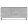 Betonszürke szerelt fa ruhásszekrény 70 x 32,5 x 35 cm