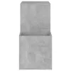 Betonszürke szerelt fa előszobai cipősszekrény 105x35,5x70 cm