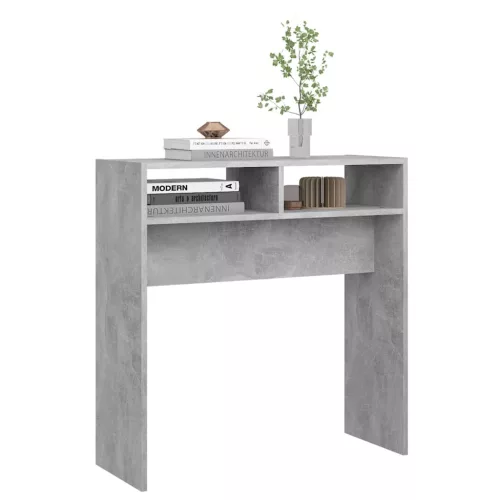 Betonszürke szerelt fa tálalóasztal 78 x 30 x 80 cm