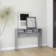 Betonszürke szerelt fa tálalóasztal 105 x 30 x 80 cm