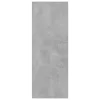 Betonszürke szerelt fa tálalóasztal 105 x 30 x 80 cm