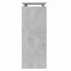 Betonszürke szerelt fa tálalóasztal 80 x 30 x 80 cm