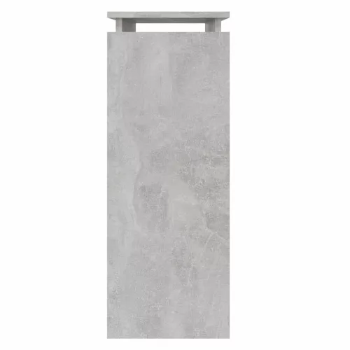 Betonszürke szerelt fa tálalóasztal 80 x 30 x 80 cm