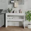Fehér szerelt fa tálalóasztal 102 x 30 x 80 cm
