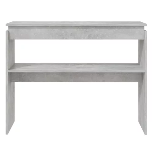Betonszürke szerelt fa tálalóasztal 102 x 30 x 80 cm