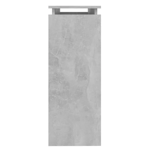 Betonszürke szerelt fa tálalóasztal 102 x 30 x 80 cm