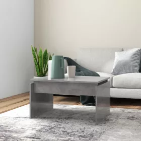 Betonszürke szerelt fa dohányzóasztal 68 x 50 x 38 cm