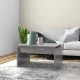 Betonszürke szerelt fa dohányzóasztal 68 x 50 x 38 cm