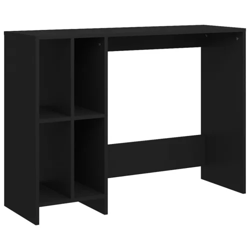 Fekete szerelt fa laptopasztal 102,5 x 35 x 75 cm