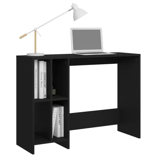 Fekete szerelt fa laptopasztal 102,5 x 35 x 75 cm