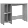 Betonszürke szerelt fa laptopasztal 102,5 x 35 x 75 cm