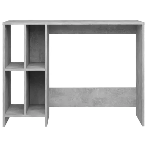 Betonszürke szerelt fa laptopasztal 102,5 x 35 x 75 cm