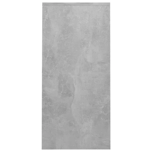 Betonszürke szerelt fa laptopasztal 102,5 x 35 x 75 cm