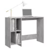 Betonszürke szerelt fa laptopasztal 102,5 x 35 x 75 cm