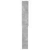 Betonszürke mosógépszekrény 64 x 25,5 x 190 cm
