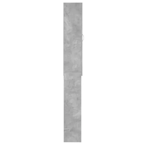 Betonszürke mosógépszekrény 64 x 25,5 x 190 cm
