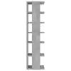 2 db betonszürke cipősszekrény 27,5 x 27 x 102 cm
