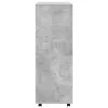 Betonszürke szerelt fa ruhásszekrény 80 x 40 x 110 cm
