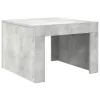 Betonszürke szerelt fa dohányzóasztal 50 x 50 x 35 cm