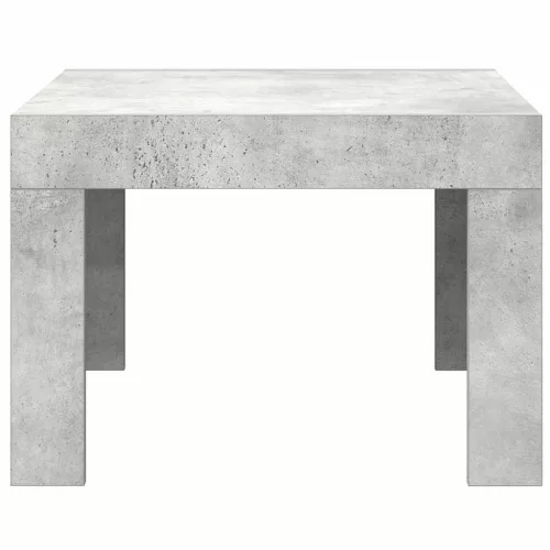 Betonszürke szerelt fa dohányzóasztal 50 x 50 x 35 cm
