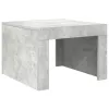 Betonszürke szerelt fa dohányzóasztal 50 x 50 x 35 cm