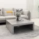 Betonszürke szerelt fa dohányzóasztal 100 x 100 x 35 cm