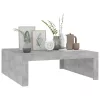 Betonszürke szerelt fa dohányzóasztal 100 x 100 x 35 cm